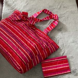 Matching beach purse and wallet